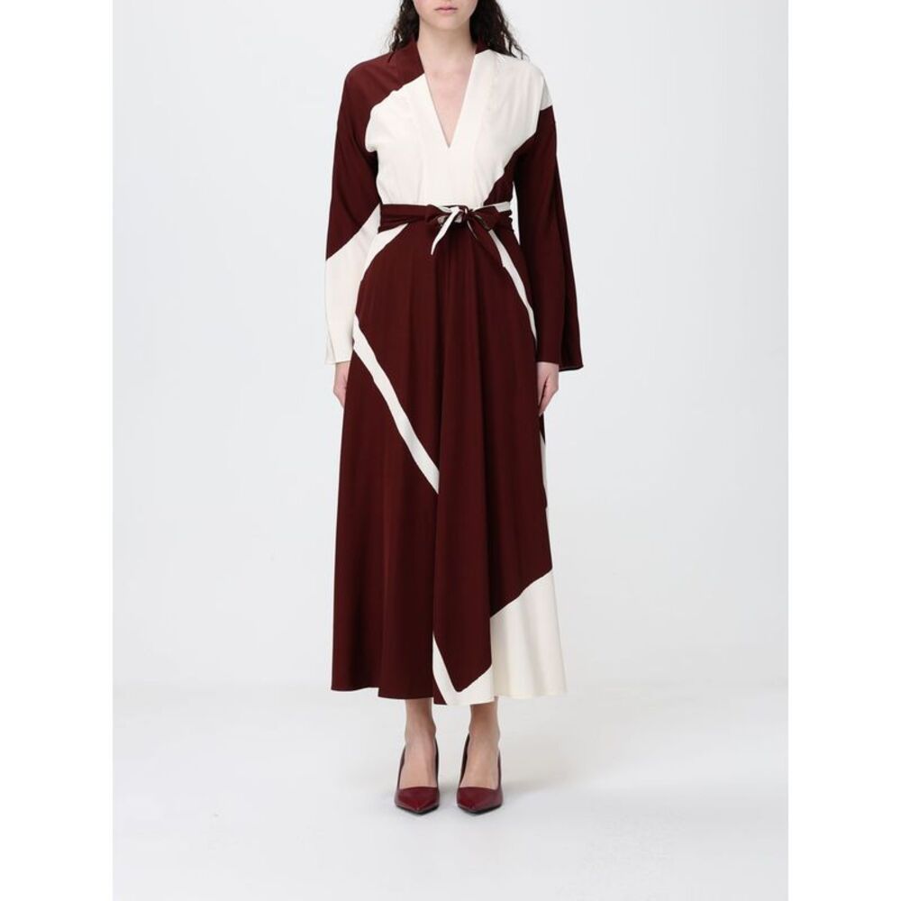 Alberta Ferretti Women Viscose Midi Dress Alberta Ferretti